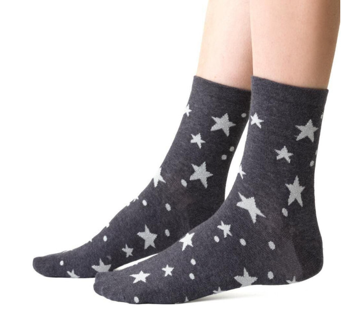 Veselé ponožky Star 099  šedé