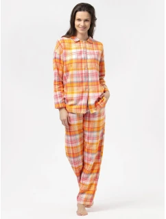 Dámské pyžamo LNS 473 B24 oranžové - Key