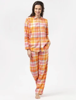 Dámské pyžamo LNS 473 B24 oranžové - Key