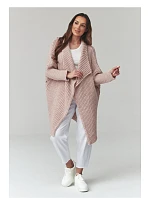 Svetr na zapínání  model 226883 Makadamia