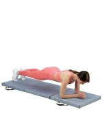 Gymnastická matrace HMS MGS02 skládací šedá 1800x600x500mm