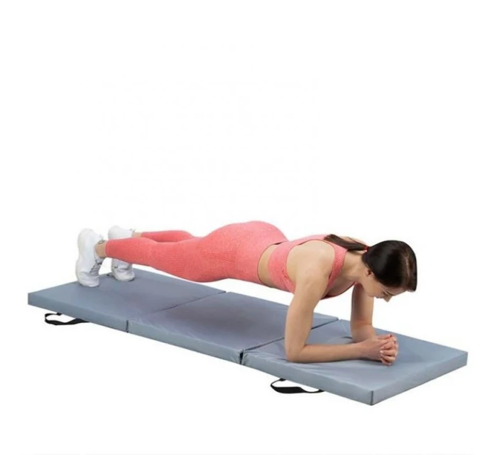 Gymnastická matrace HMS MGS02 skládací šedá 1800x600x500mm