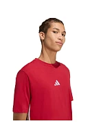 Pánské tričko Essentials 3Stripes červené model 22071176 pánské - ADIDAS Pánské tričko Essentials 3Stripes červené model 22071176 pánské - ADIDAS