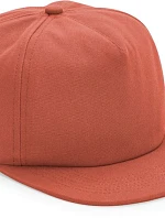 Beechfield B 64N 5 panelová kšiltovka z bio bavlny 53.064N terracotta