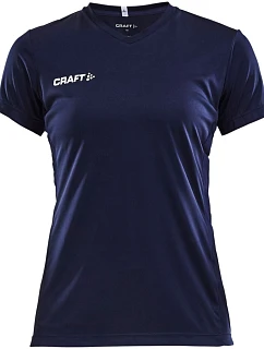 Craft Teamwear Squad Go Jersey Solid W Dámské sportovní tričko s výstřihem do V 82.5566 navy