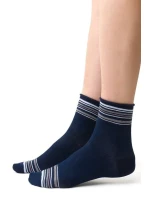 Vzorované netlačící ponožky Steven art.099 35-40
