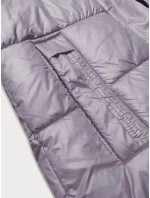 Dámská zimní bunda ve vřesové barvě s kapucí model 21247507 - Glakate