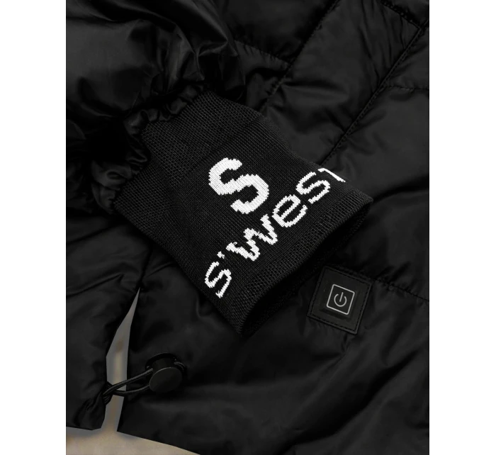 Damska kurtka ze Goodlookin czarna model 22026328 - S'WEST Damska kurtka ze Goodlookin czarna model 22026328 - S'WEST