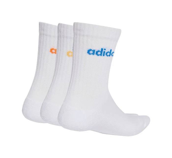 Ponožky Linear Crew Cushioned 3 páry bílé model 21892687 - ADIDAS Ponožky Linear Crew Cushioned 3 páry bílé model 21892687 - ADIDAS