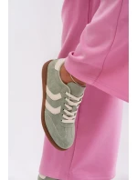 Dámské tenisky z eko semiše zelené model 22027738 - EVENTO