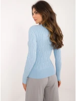 Sweter AT SW  jasny niebieski model 20493329 - FPrice