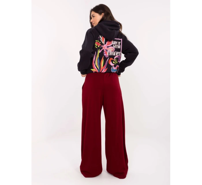 Spodnie dresowe RV DR model 21378810 bordowy - FPrice