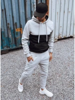 Pánská šedočerná tepláková souprava Dstreet AX0777