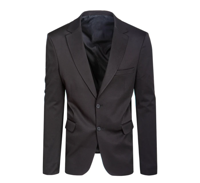 Pánské jednořadové sako černé FashionStreet MX0629