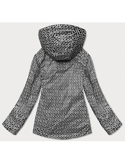 Oboustranná šedá dámská bunda s kapucí model 17099291 - S'WEST