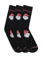 Pánské ponožky 3 pack Christmas black - CORNETTE