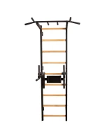 GYMNASTICKÝ ŽEBŘÍK S TYČÍ A MADLEM PRO CVIČENÍ NA LAVIČCE 722B