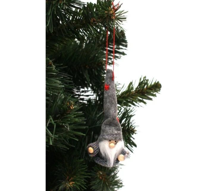 PŘÍVĚSEK S CETKOU SKŘÍTEK ŠEDÝ 11CM PŘÍVĚSEK S CETKOU SKŘÍTEK ŠEDÝ 11CM