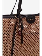 Velká světle hnědá pletená taška typu s přívěskem model 22111692 - Flora&Co