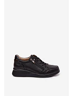 Kožené polobotky Sneakersy na platformě Vinceza 79644 Černé Kožené polobotky Sneakersy na platformě Vinceza 79644 Černé