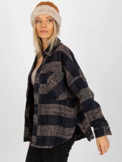 Košile DN KS 3990.95P tmavě modrá