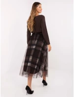 Sukně MI SD 271329 1.00 černá a hnědá