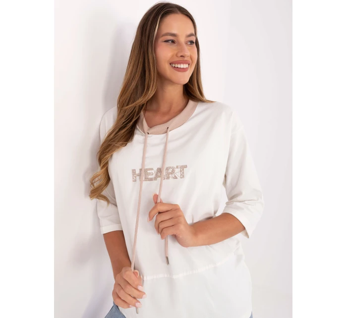 Bluzka RV BZ model 21406704 ecru - FPrice Bluzka RV BZ model 21406704 ecru - FPrice