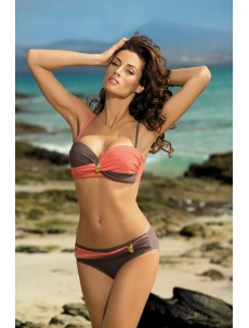 Plavky Liliana Cubano-Flamingo M-259 Korálově hnědé (15) - Marko