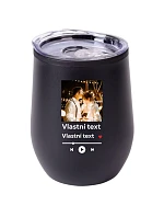 Personalizovaný cestovní termohrnek "BOWL" s motivem přehrávače Personalizovaný cestovní termohrnek "BOWL" s motivem přehrávače