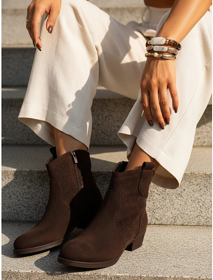 damskie z  na  brązowe model 22042876 - FashionStreet