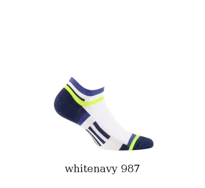 Pánské kotníkové ponožky Wola Sportive W91.1N3 Ag+ vzor Pánské kotníkové ponožky Wola Sportive W91.1N3 Ag+ vzor