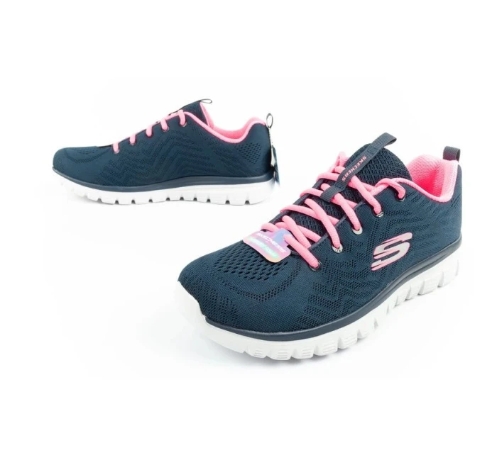 Skechers Graceful-Get dámské sportovní boty pohodlné lehké prodyšné tmavě modré dámské