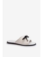 Dámské sandály z eko kůže Big Star NN274067 Bílé Dámské sandály z eko kůže Big Star NN274067 Bílé