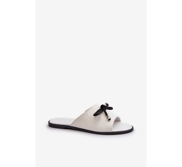 Dámské sandály z eko kůže Big Star NN274067 Bílé Dámské sandály z eko kůže Big Star NN274067 Bílé