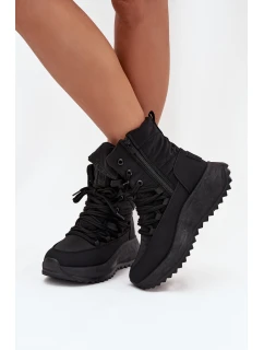 Dámské Sněhule Na Zip Big Star model 21706125 Černé - Big Star Shoes