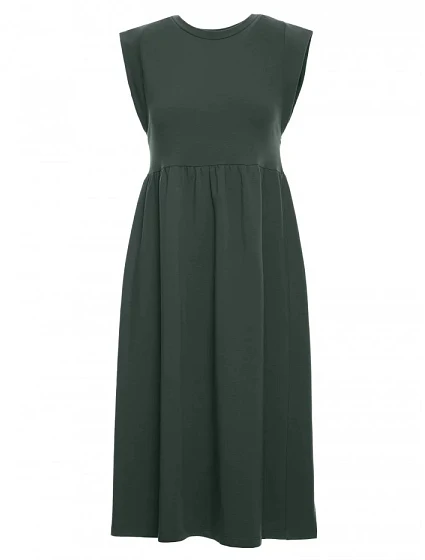 Dámské šaty model 21109472 Tmavě zelená - Moe