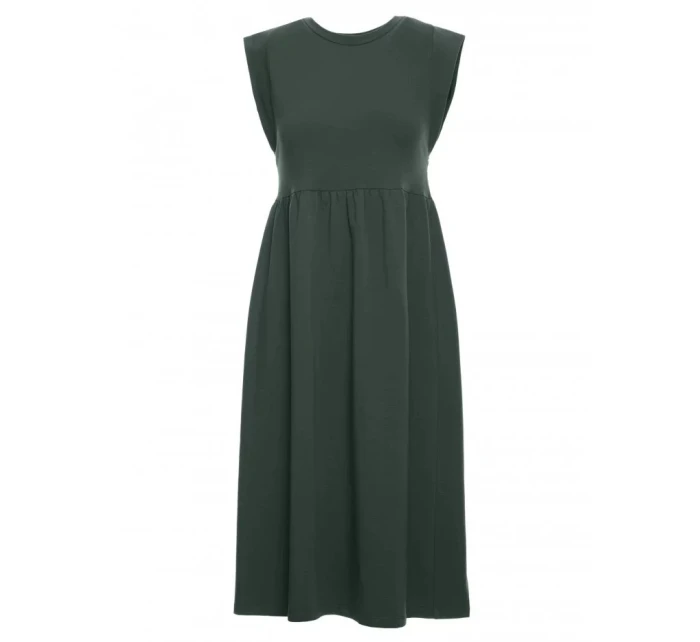 Dámské šaty M581 Tmavě zelená - MOE