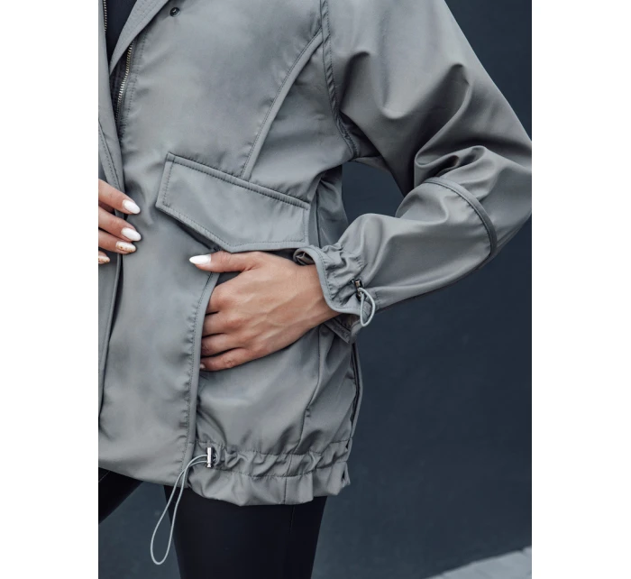 Dámská přechodná bunda ORLANDO tmavě šedá FashionStreet TY4507