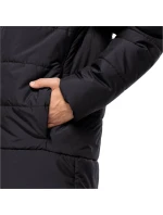 Jack Wolfskin pánská přechodná bunda DEUTZER LONG JKT M black prodyšná tkanina black (1207451_6000) pánské