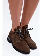 Dámské kožené boty Vinceza 89151 Khaki Dámské kožené boty Vinceza 89151 Khaki