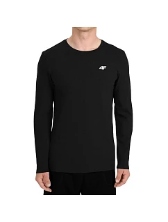 Pánské tričko 4F Longsleeve deep black 4FWMM00TLON 20S pánské model 22096902