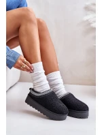 Dámské Sněhule Na Platformě S Vyšíváním Černé Tirissa Dámské Sněhule Na Platformě S Vyšíváním Černé Tirissa