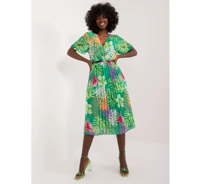 Šaty DHJ SK 13162 3.90 zelená