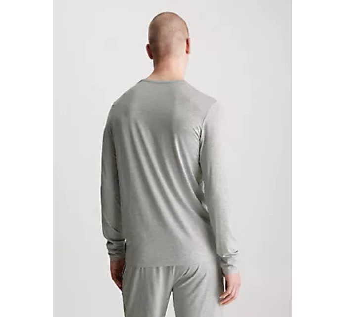 Pánské spodní prádlo Ostatní pletené topy L/S HENLEY 000NM2238EP7A - Calvin Klein