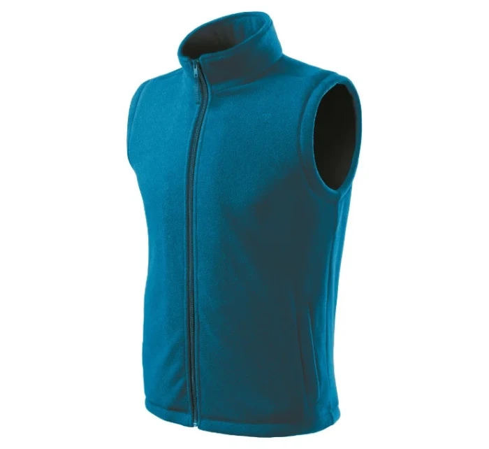Next fleece vesta unisex petrolejová