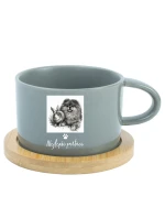 Personalizovaný keramický hrníček Makronka - fotografie s mazlíčkem