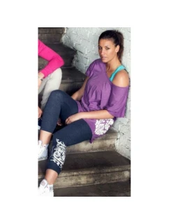 Dlouhé legíny  tmavě modrá model 21348617 - LEONE