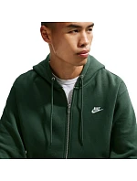 Pánská mikina Club BB FZ Hoodie, zelená, model 22311075 - NIKE Pánská mikina Club BB FZ Hoodie, zelená, model 22311075 - NIKE