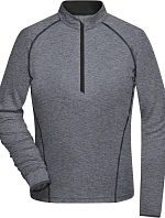 Daiber JN 497 Dámské funkční tričko s dlouhým rukávem 02.0497 black melange/black
