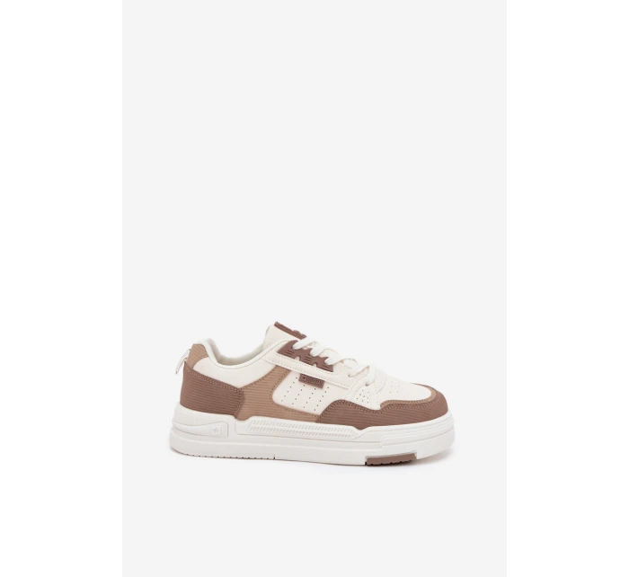 Tenisky Na Platformě Big Star OO274A151 Tmavobéžové Tenisky Na Platformě Big Star OO274A151 Tmavobéžové